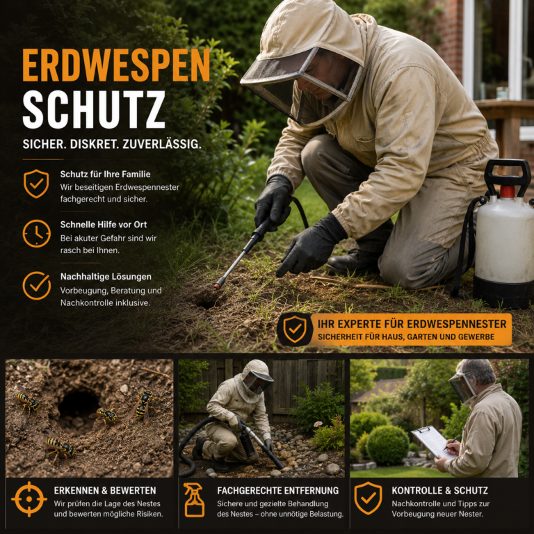 Erdwespen bekämpfen